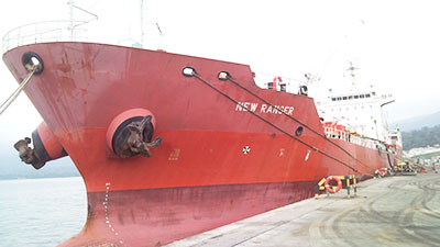Fiscalising a Vessel and Storage tank by our surveyor.